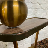 Standing ashtray with shelf from the 60s and 70s