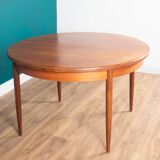 Retro teak gplan 1960s fresco dining table & 4 four chairs by victor wilkins