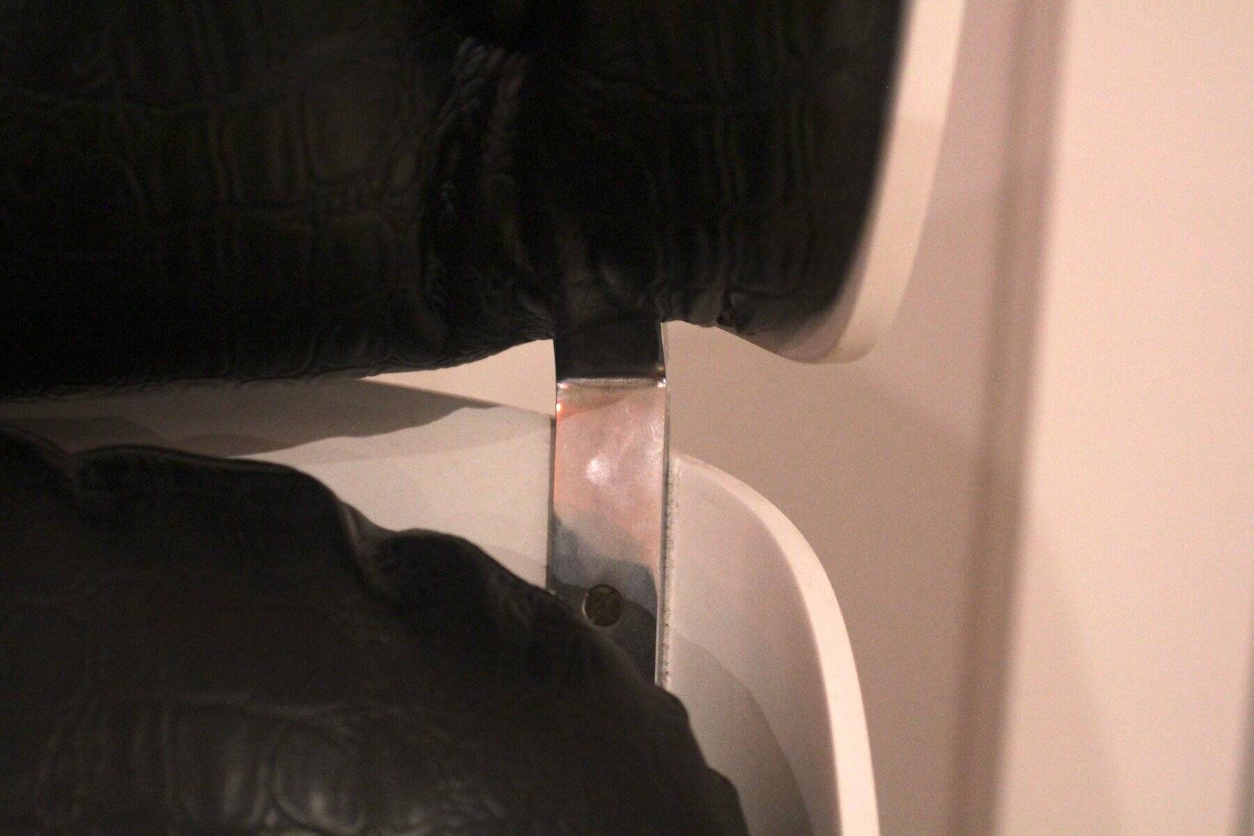 Space Age Lounge Chair, White Lacquer, Leather, Reptile Look, Germany, 1970s