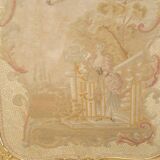 Louis xv style fireplace screen fire screen in gilded wood 19th century tapestry
