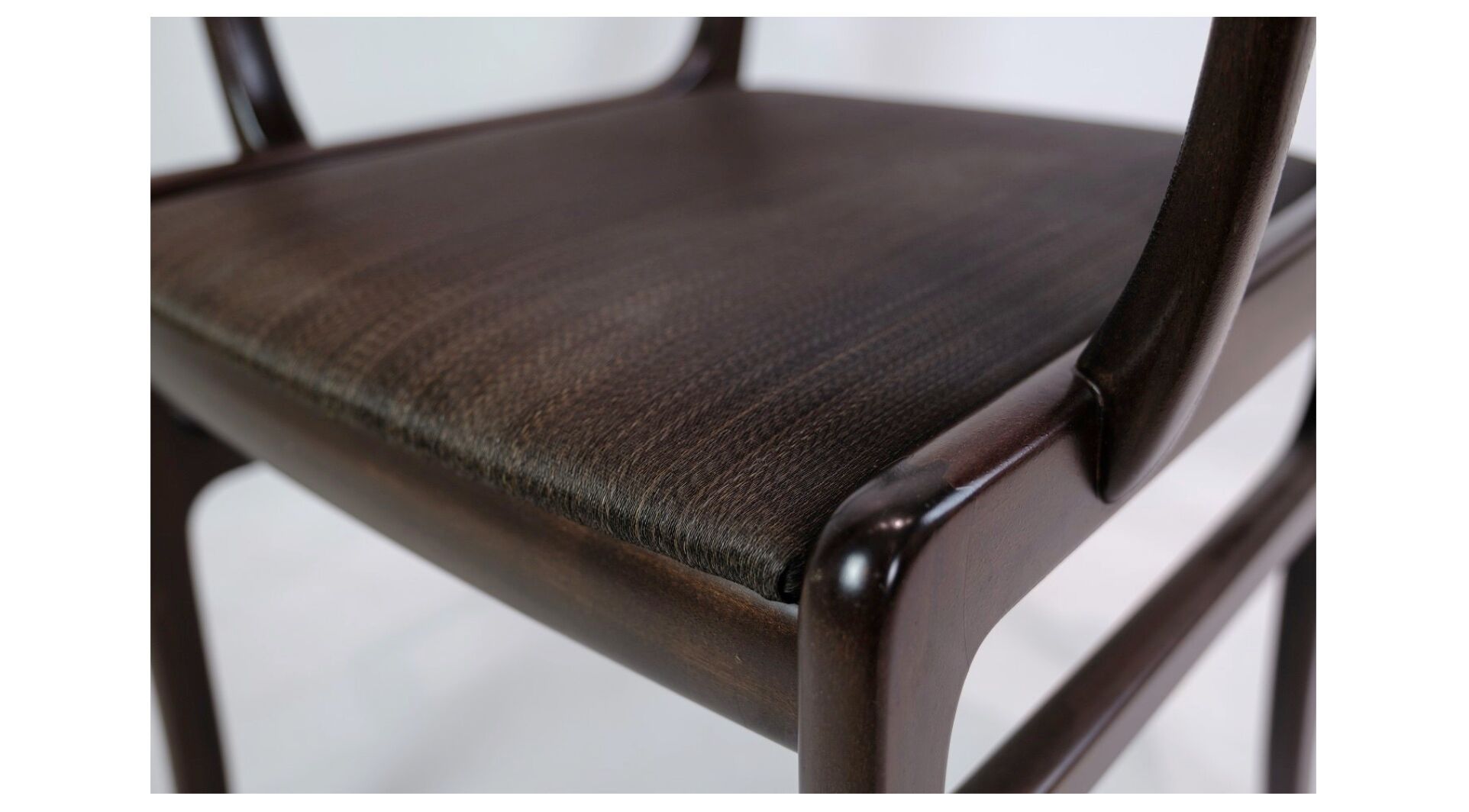 Set of Two Mahogany Rungstedlund Armchairs by Ole Wancher