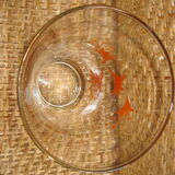Vase ancien cristal et granité orange