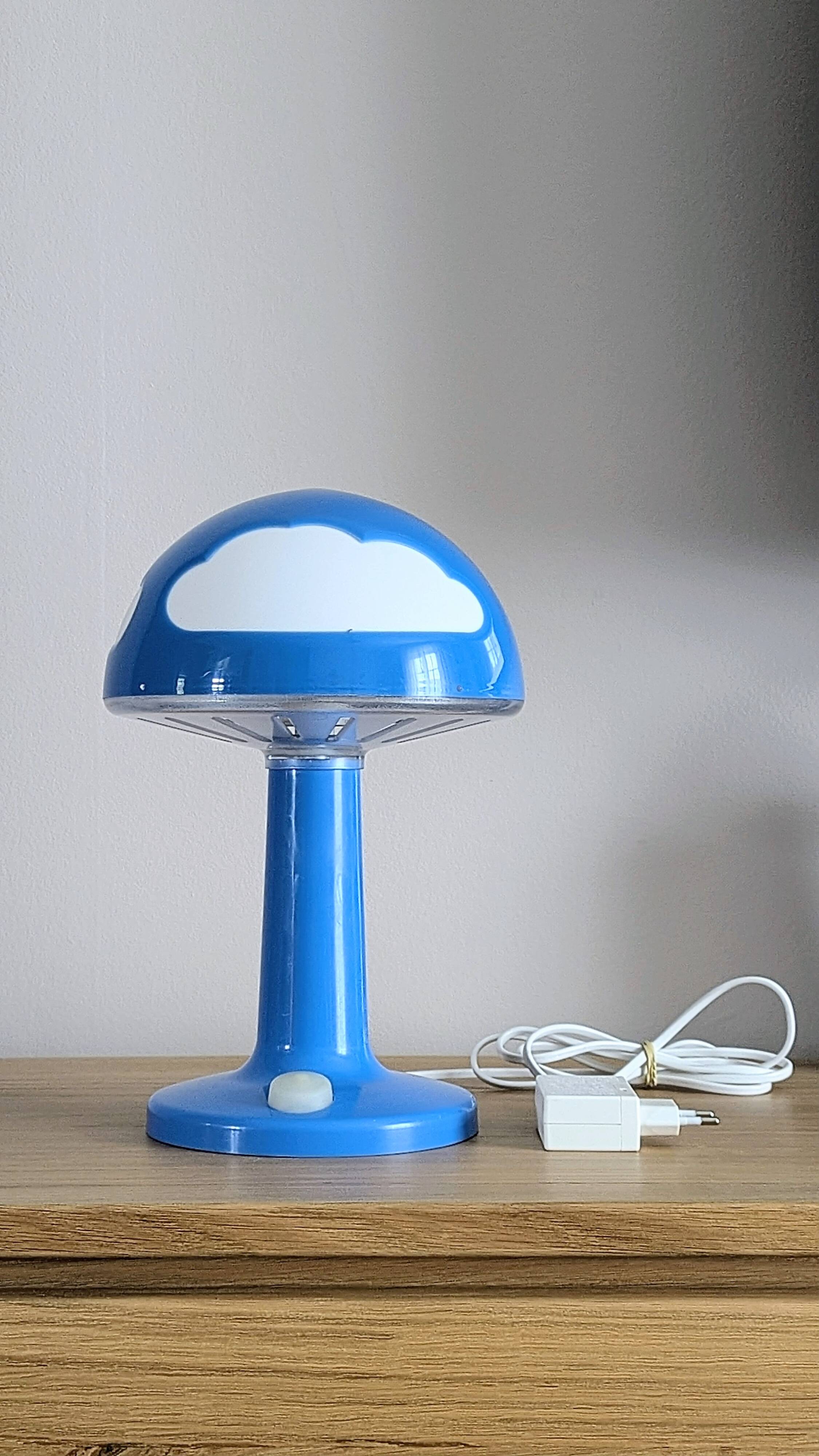 Lampe Ikea Skojig bleue avec variateur (L-0136)