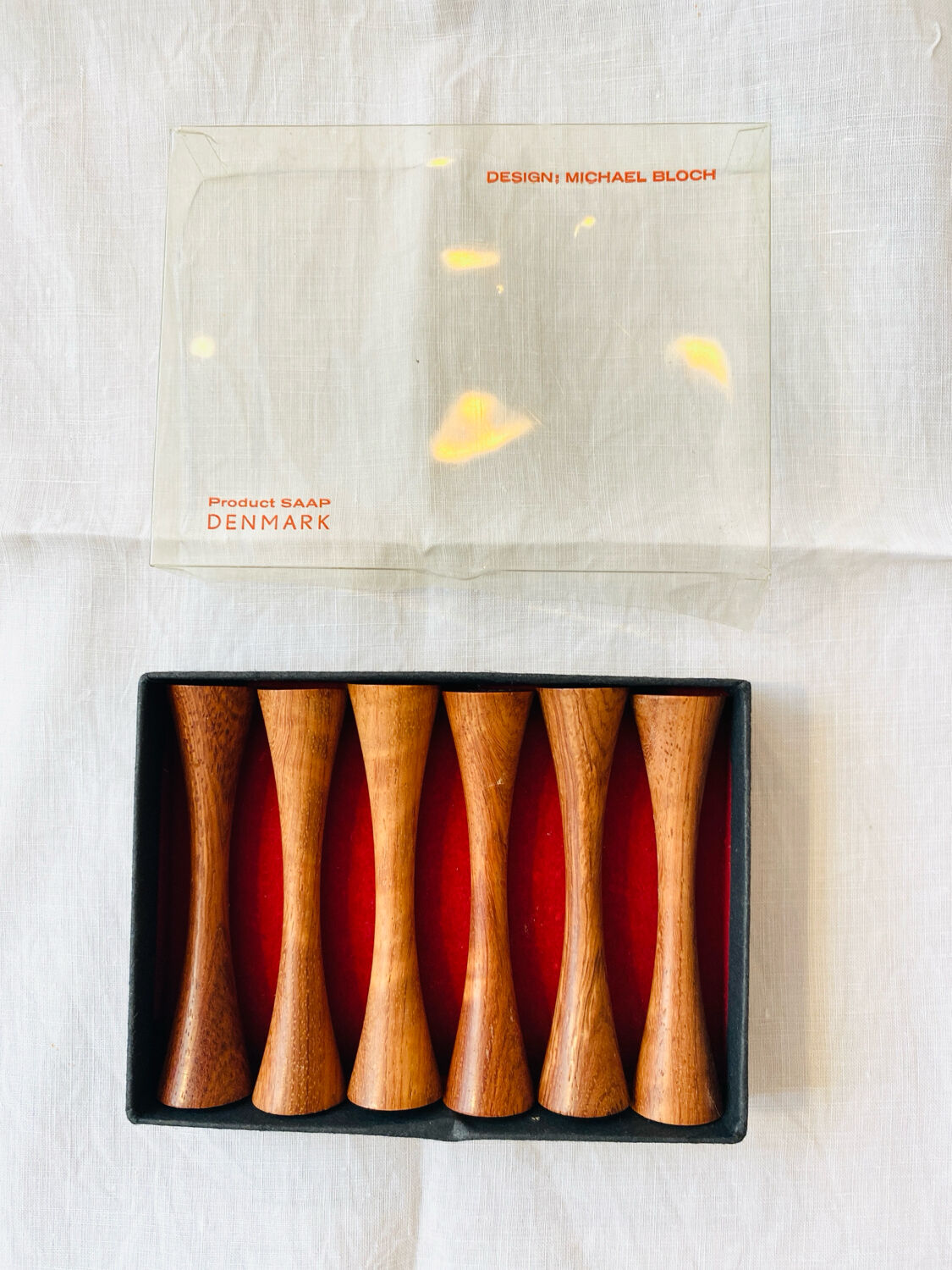 Michael Bloch Danish Teak Knife Holder