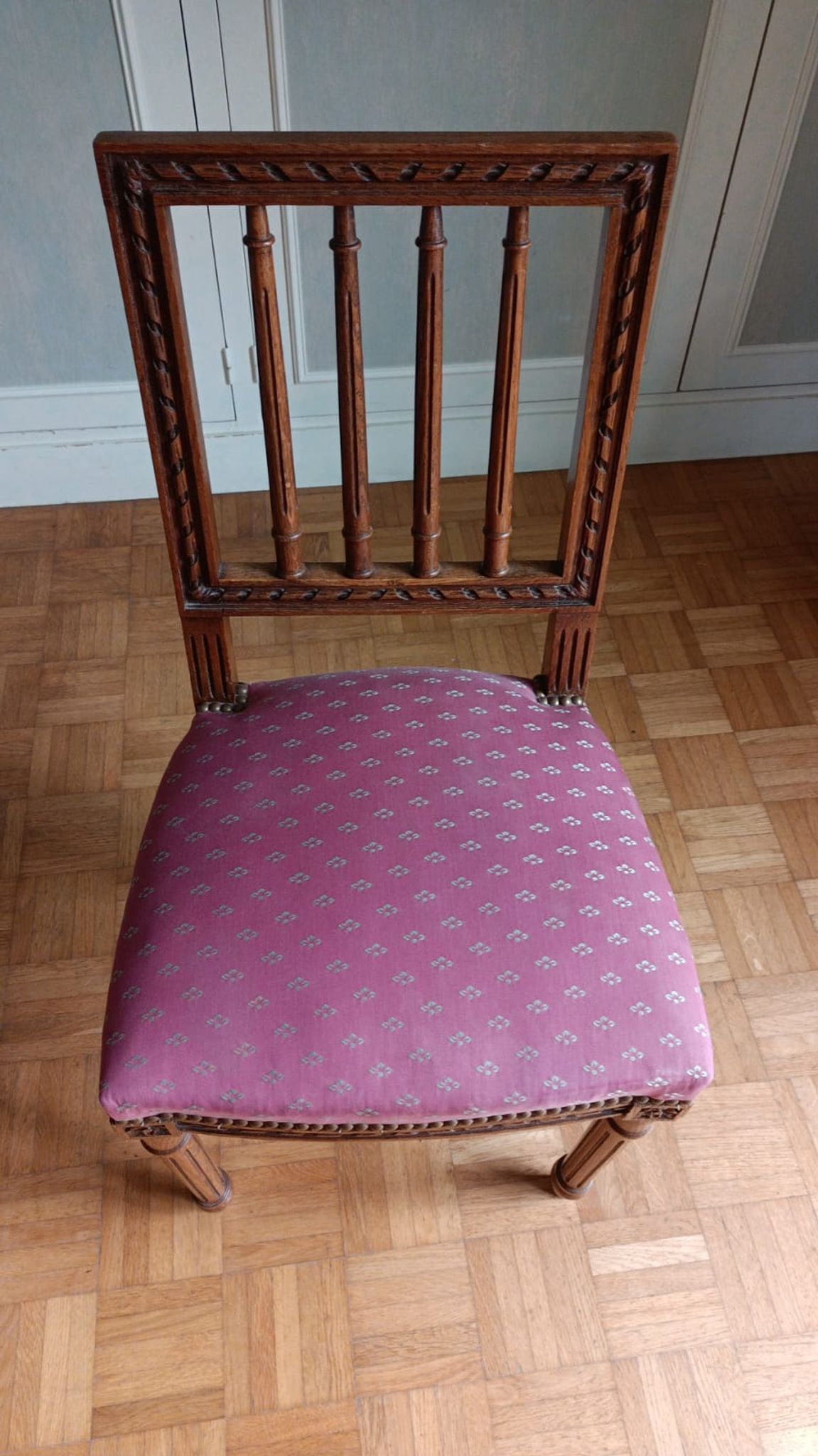Paire de chaises de chambre  Napoleon lll