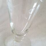 6 Verres ancien  soufflé et ciselé