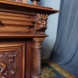 Buffet served Renaissance walnut