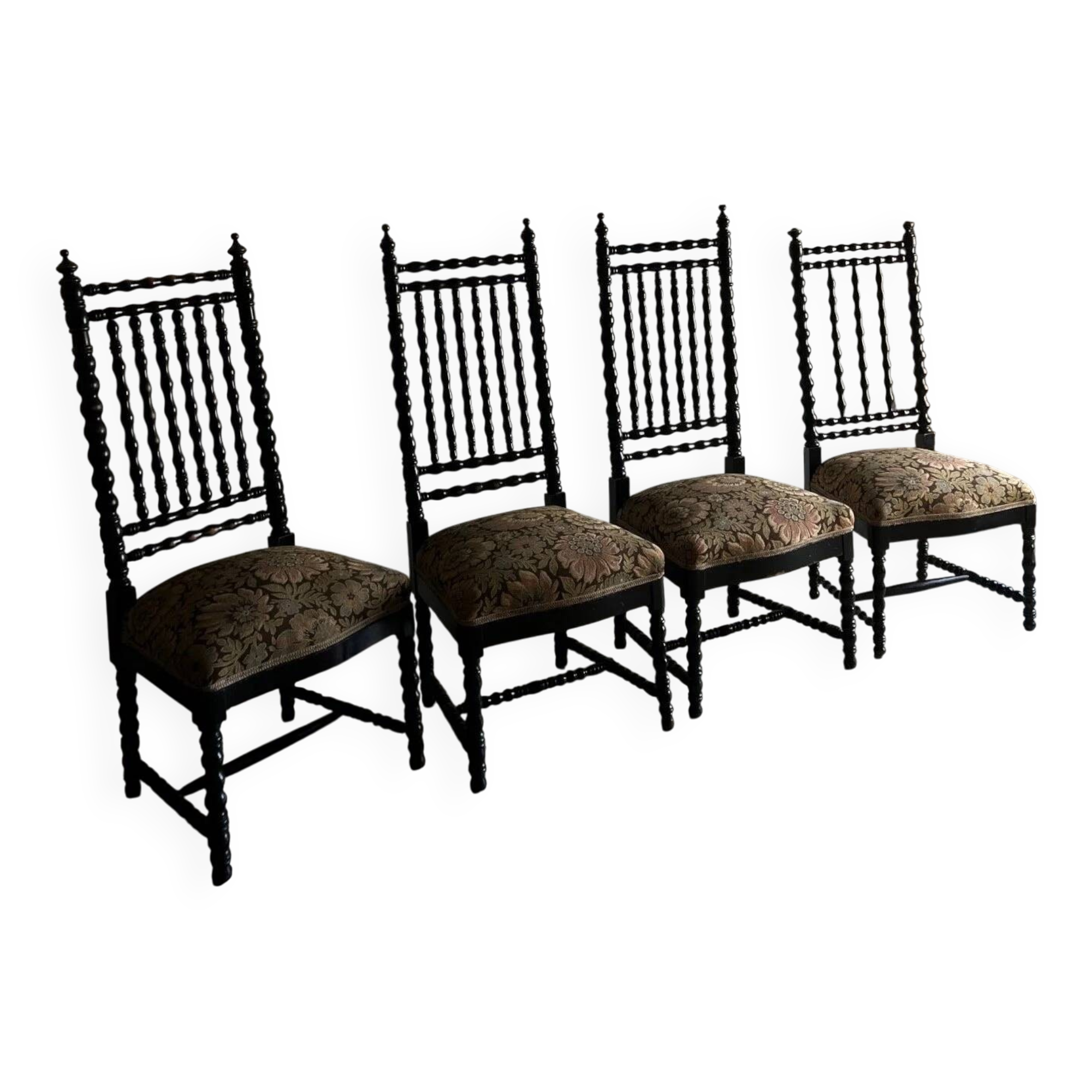 Oak bobbin chair | France | 1850s