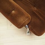 Corduroy armchair, Swedish design, 1960s, production: Sweden