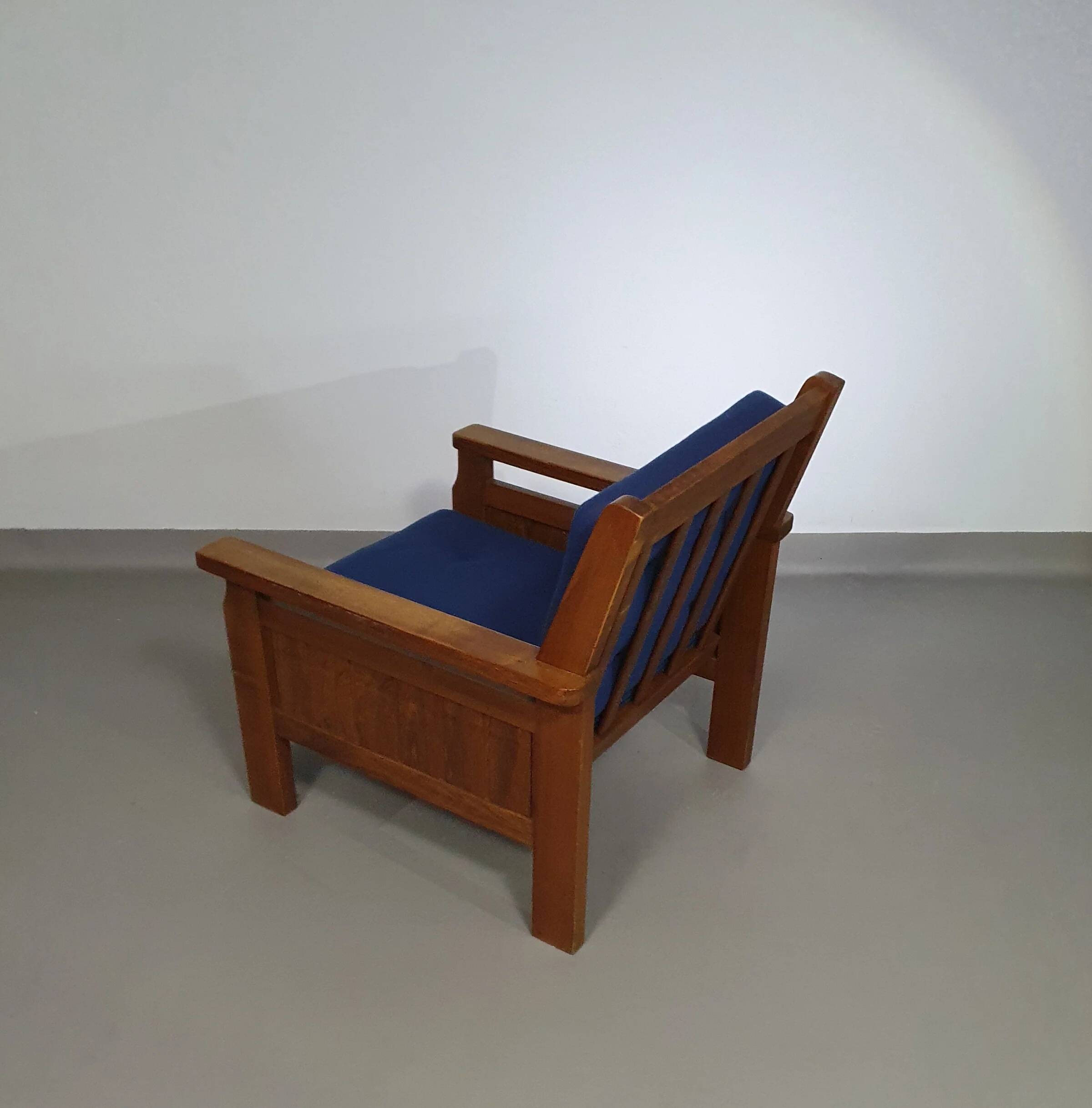 2 brutalist lounge chairs - 1960s