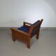 2 brutalist lounge chairs - 1960s