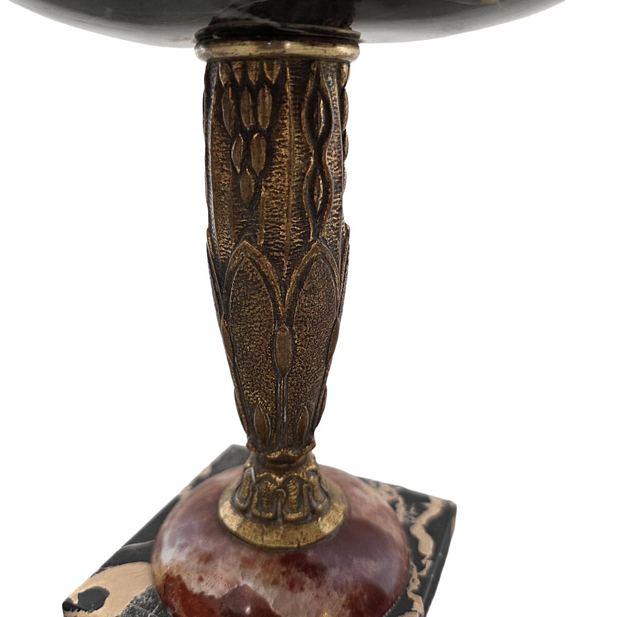 French Art Deco Bowls Of Marble And Bronze, 1920/30s