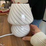 Vintage murano mushroom lamp