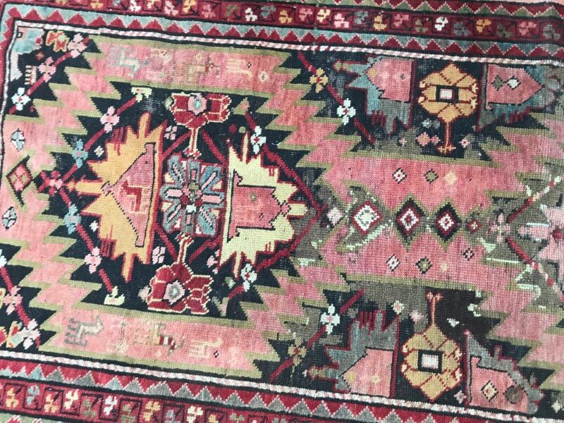 Carpet former caucasus karabakh 112 x 218 cm