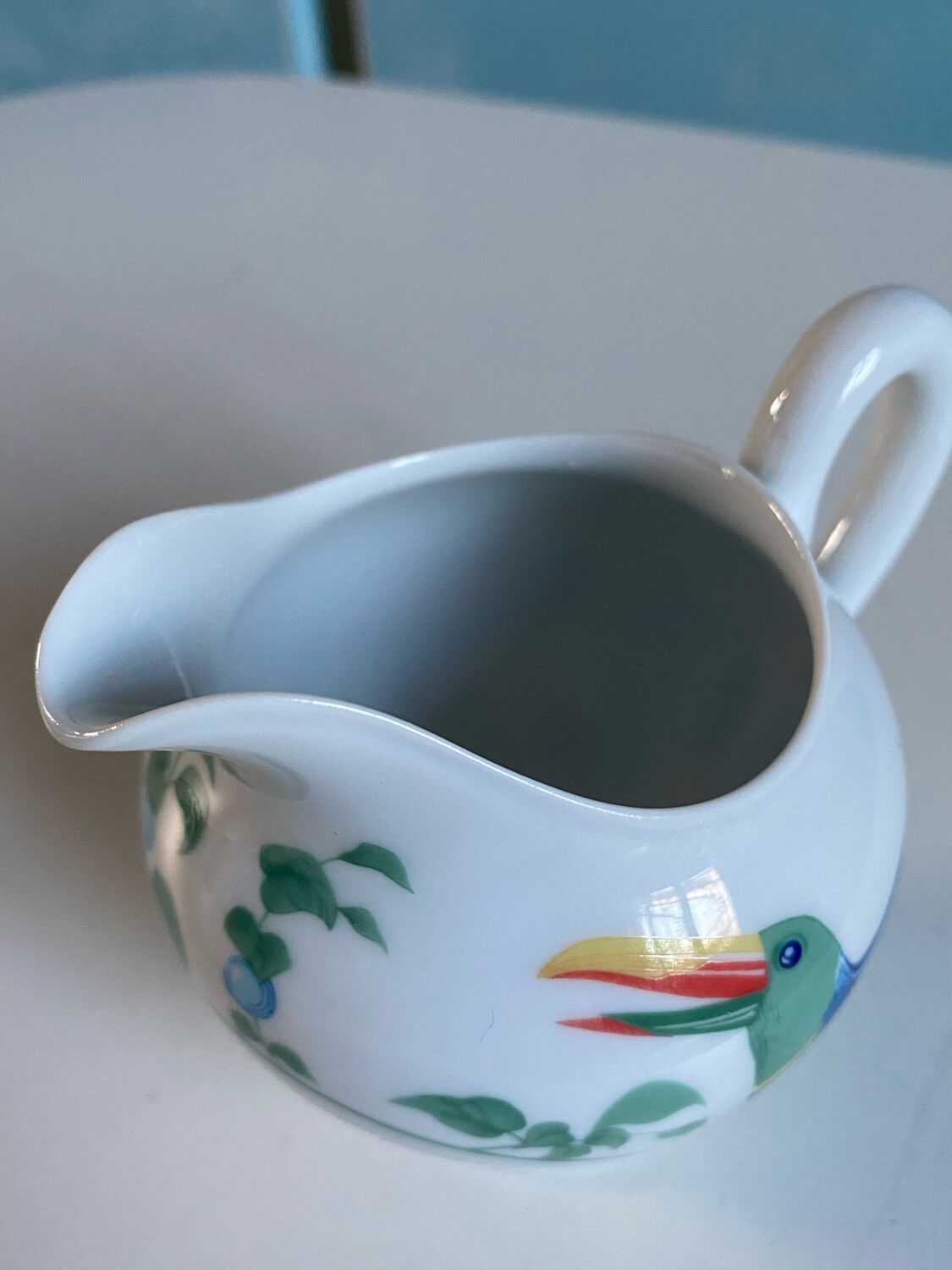 Pot à lait modèle Toucan porcelaine Hermès