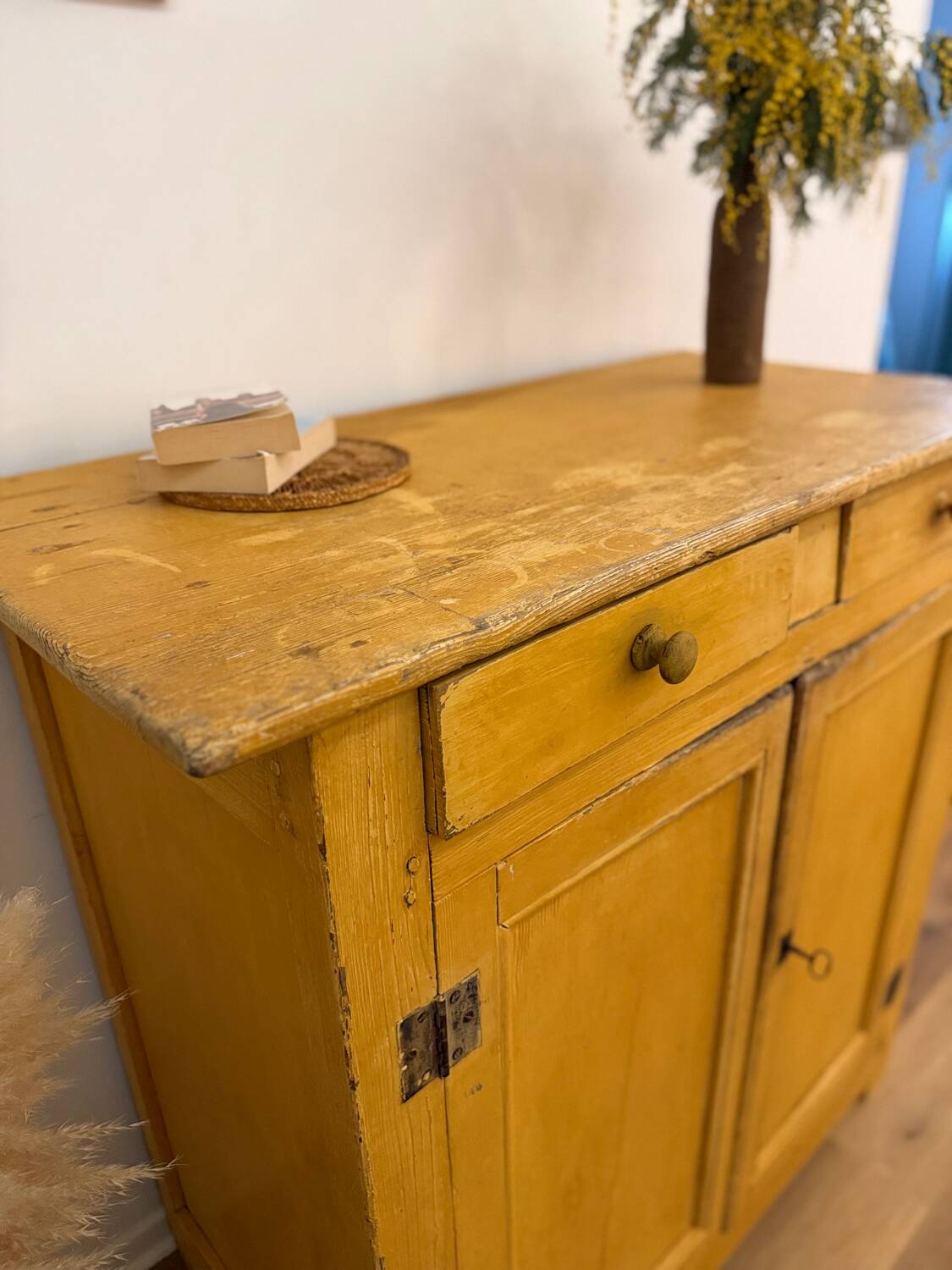 Antique country buffet