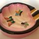 Ashtray with butterflies Cerdazur Monaco