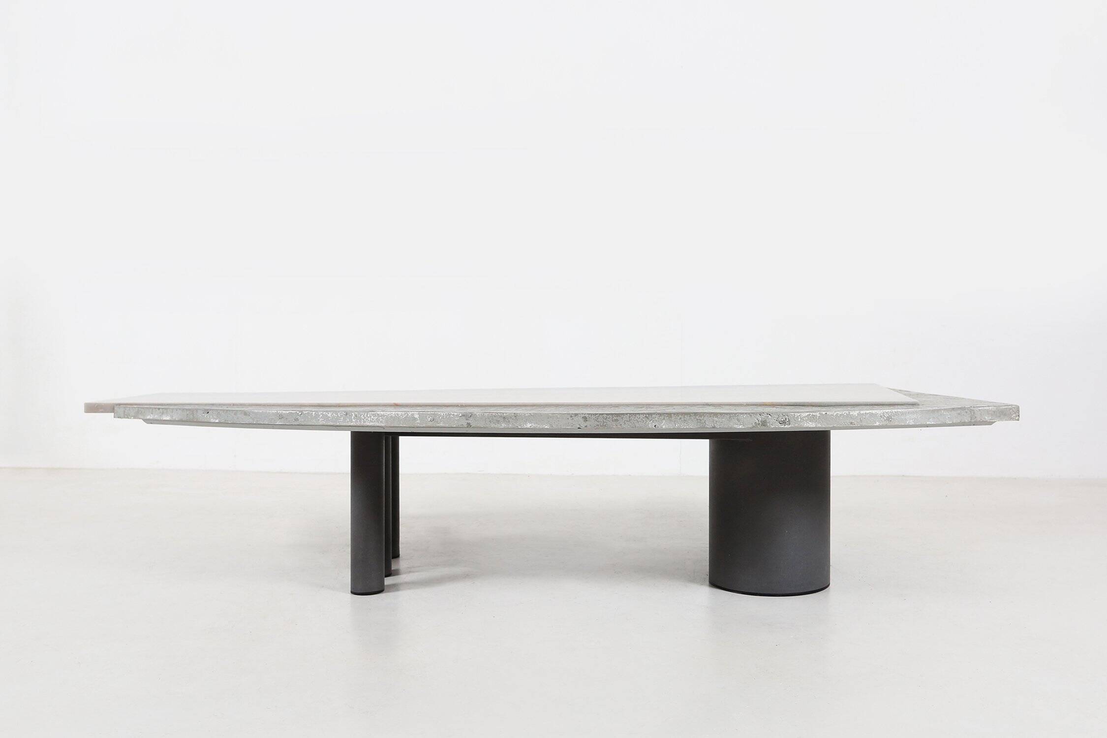 Sculptural Coffee Table in Marble and Stone by Pia Manu, 1970s