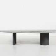 Table basse sculpturale en marbre et pierre par Pia Manu, années 1970