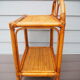 Night table, side table or end of rattan sofa