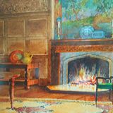 Original framed watercolor - Origin United Kingdom