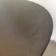 Oval coffee table in black opaline