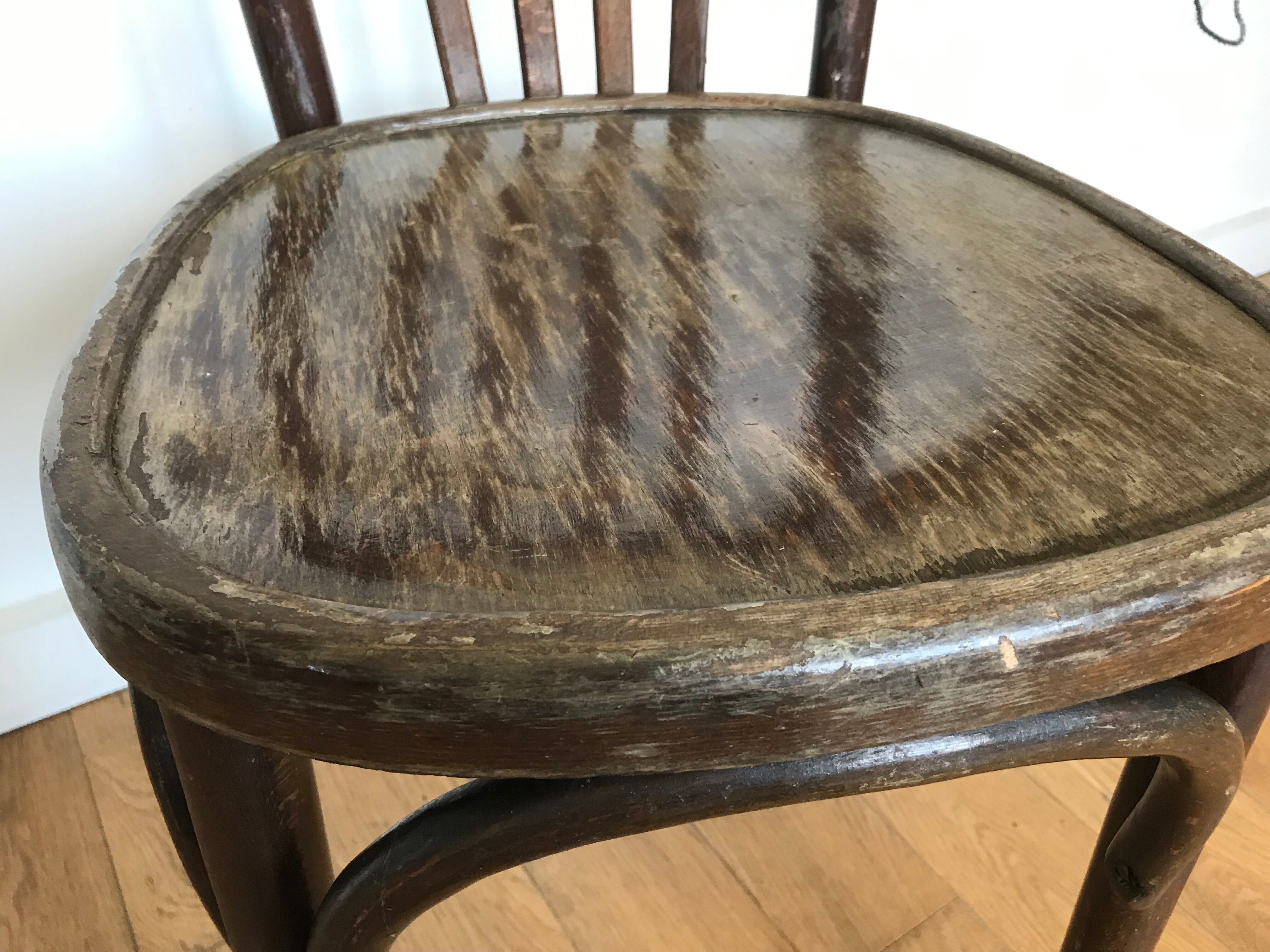 Wooden bistro chair
