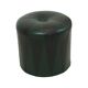 Round Vintage Green Black Pouf Two-tone Skai Sixties