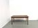 Farm table in solid oak, spindle legs in pine, France, 1950s.