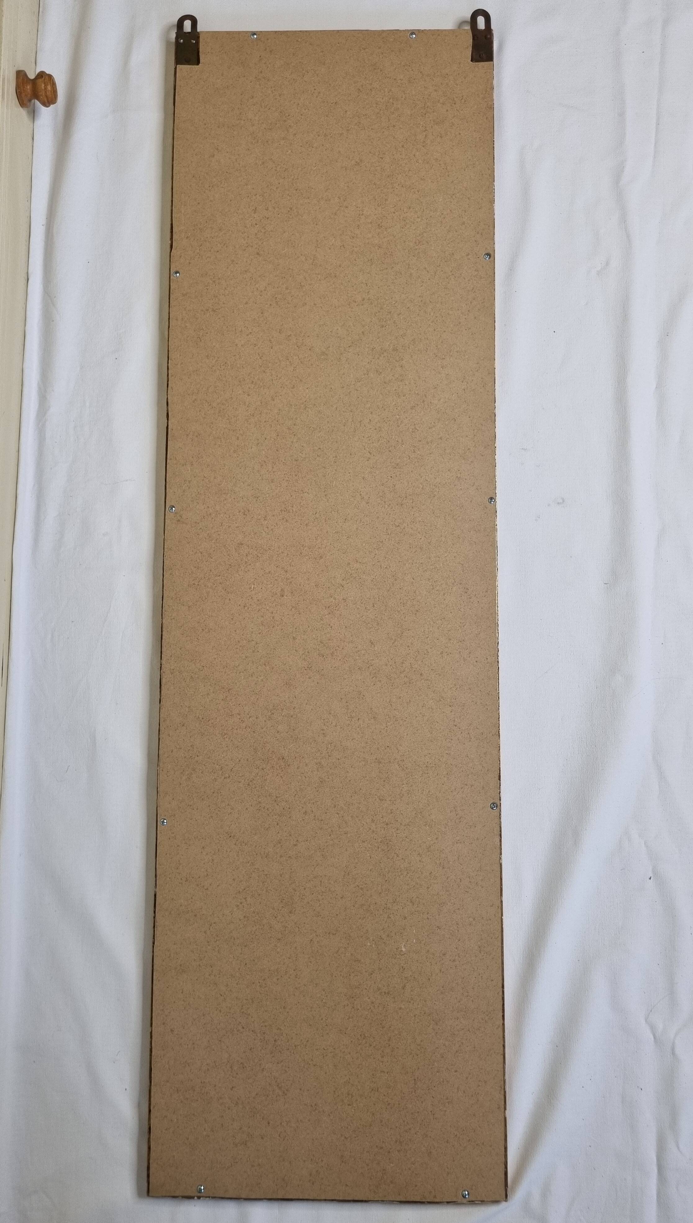 Vintage wall mirror, gold frame, 118 cm