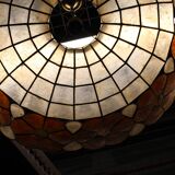 Mother-of-pearl shell pendant light Floral decor