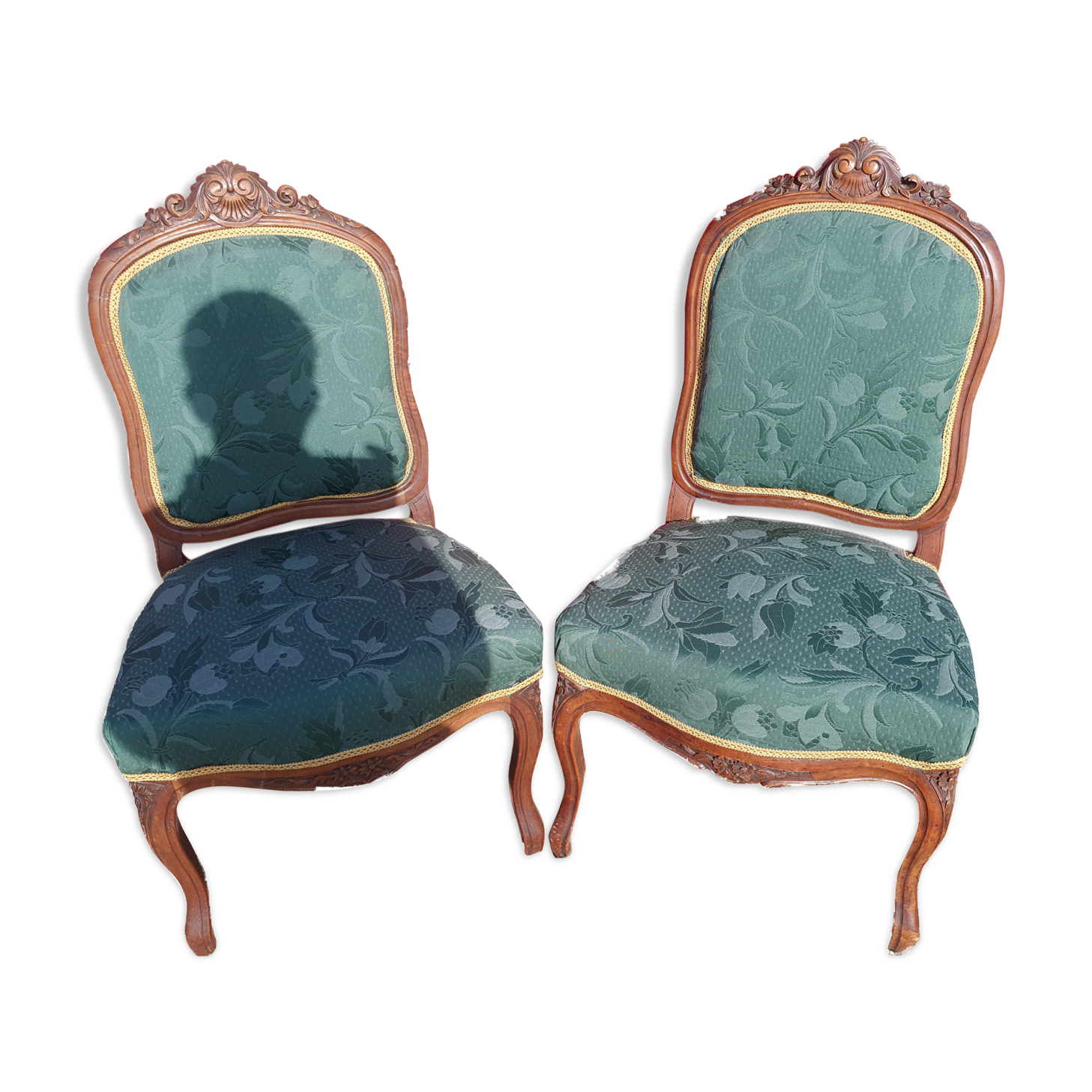 Pair of chairs style Louis XV