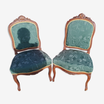 Paires de chaises style Louis XV