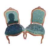 Paires de chaises style Louis XV