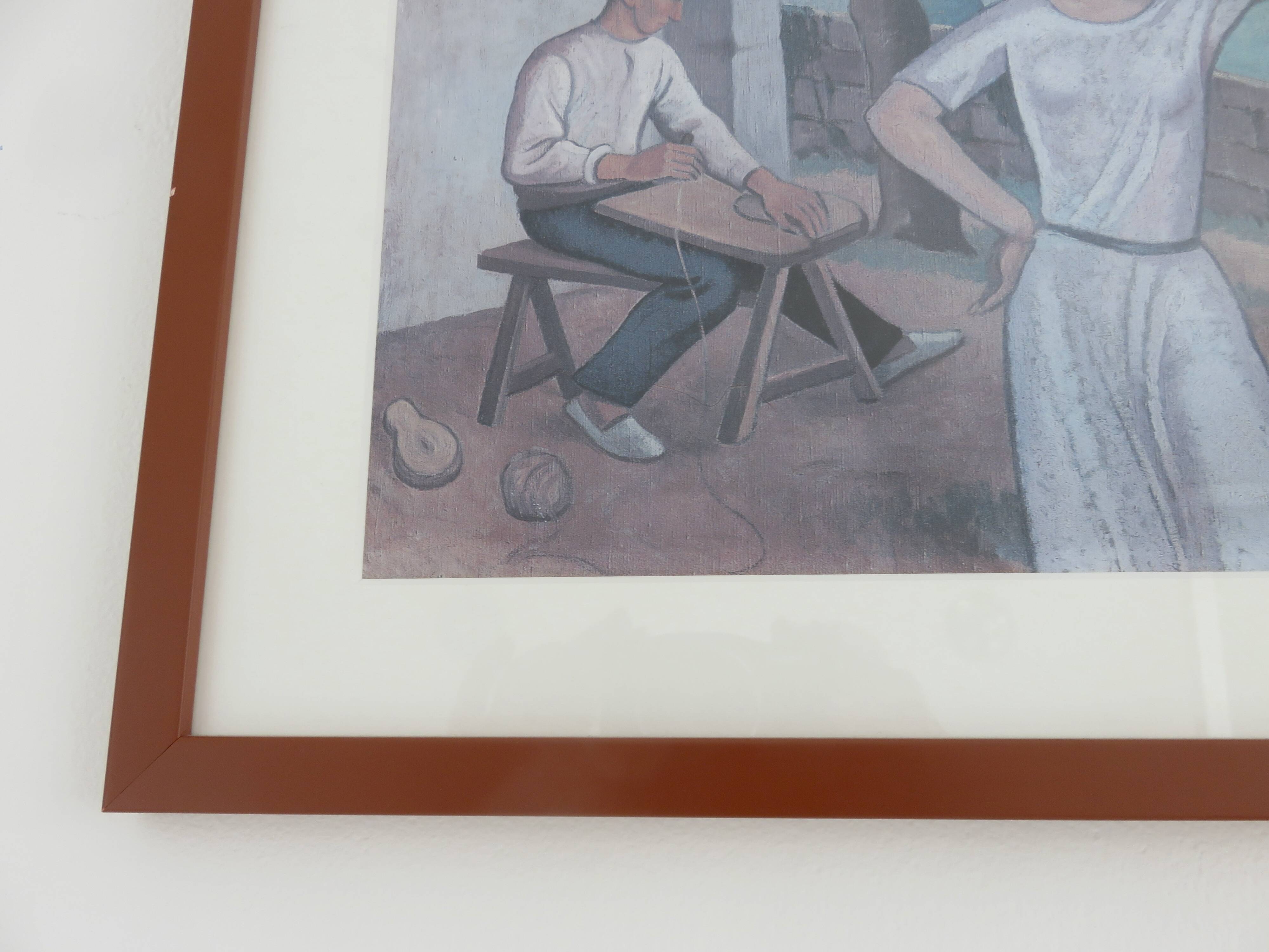 Reproduction Ramiro Arrue "The Water Carrier and the Sandal Maker" Basque Country