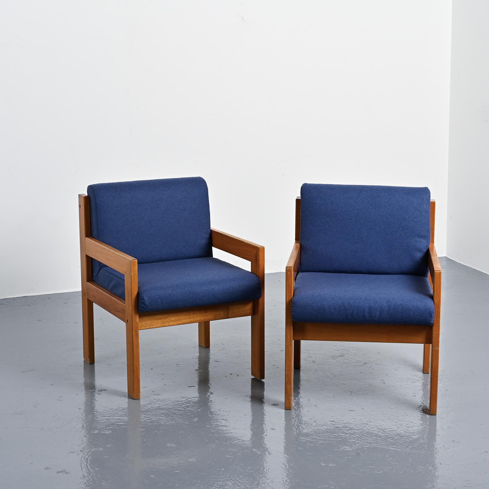 Pair of armchairs by André Sornay, circa 1960