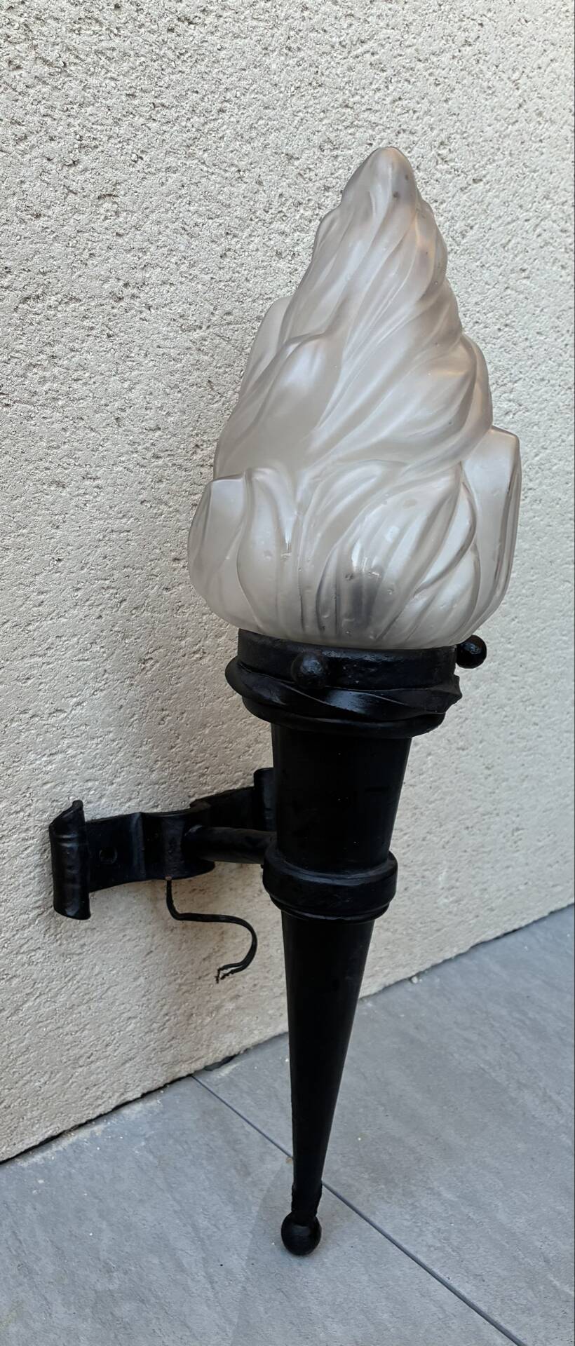 Torch wall light