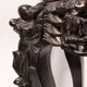 China, 19th century ironwood and marble pedestal coffee table