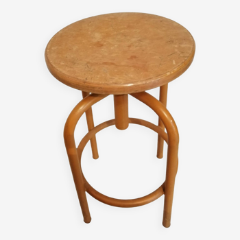 Tabouret industriel vintage