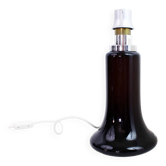 Black glass lamp base, 1970