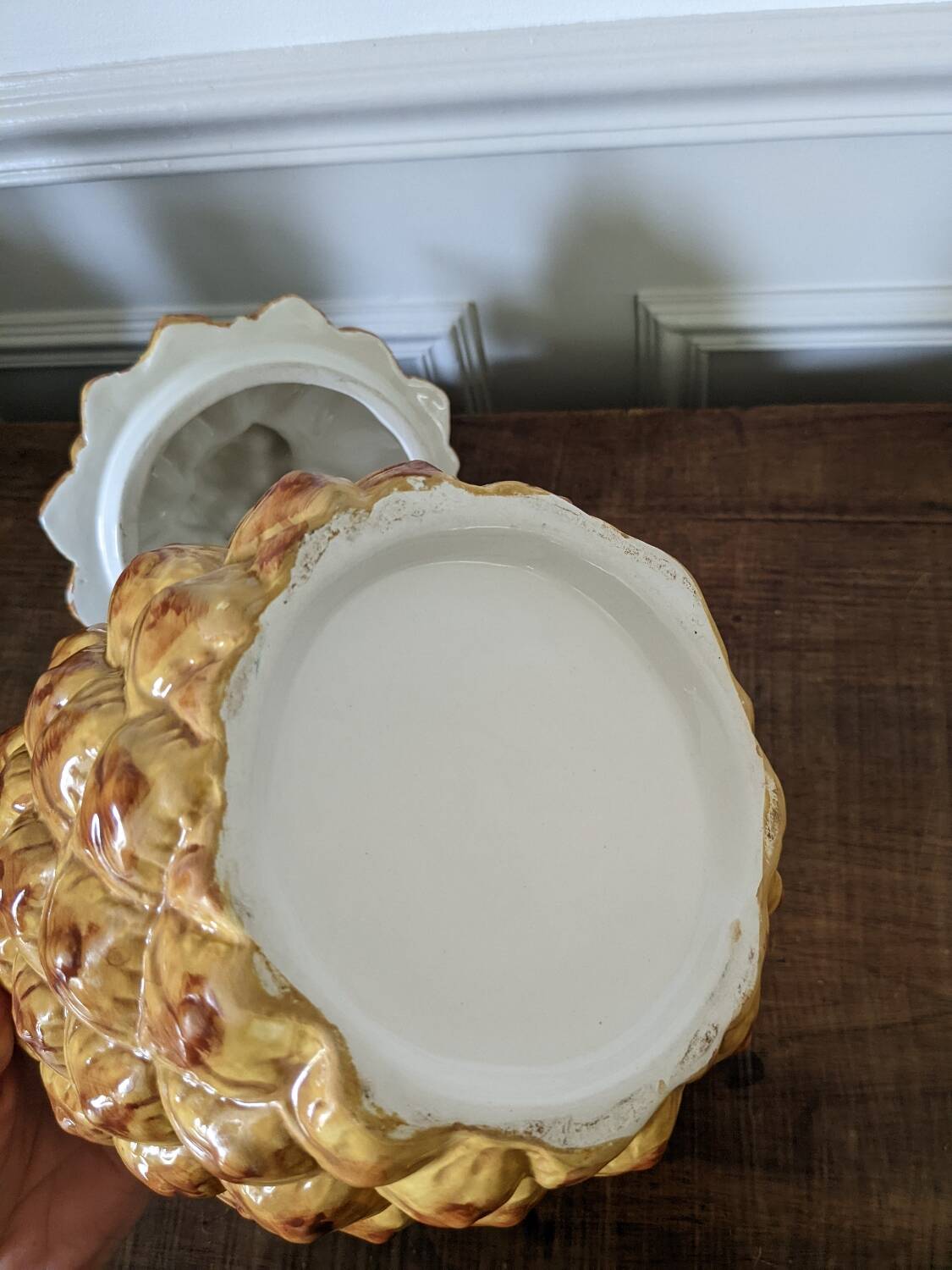 Ceramic pineapple ice bucket