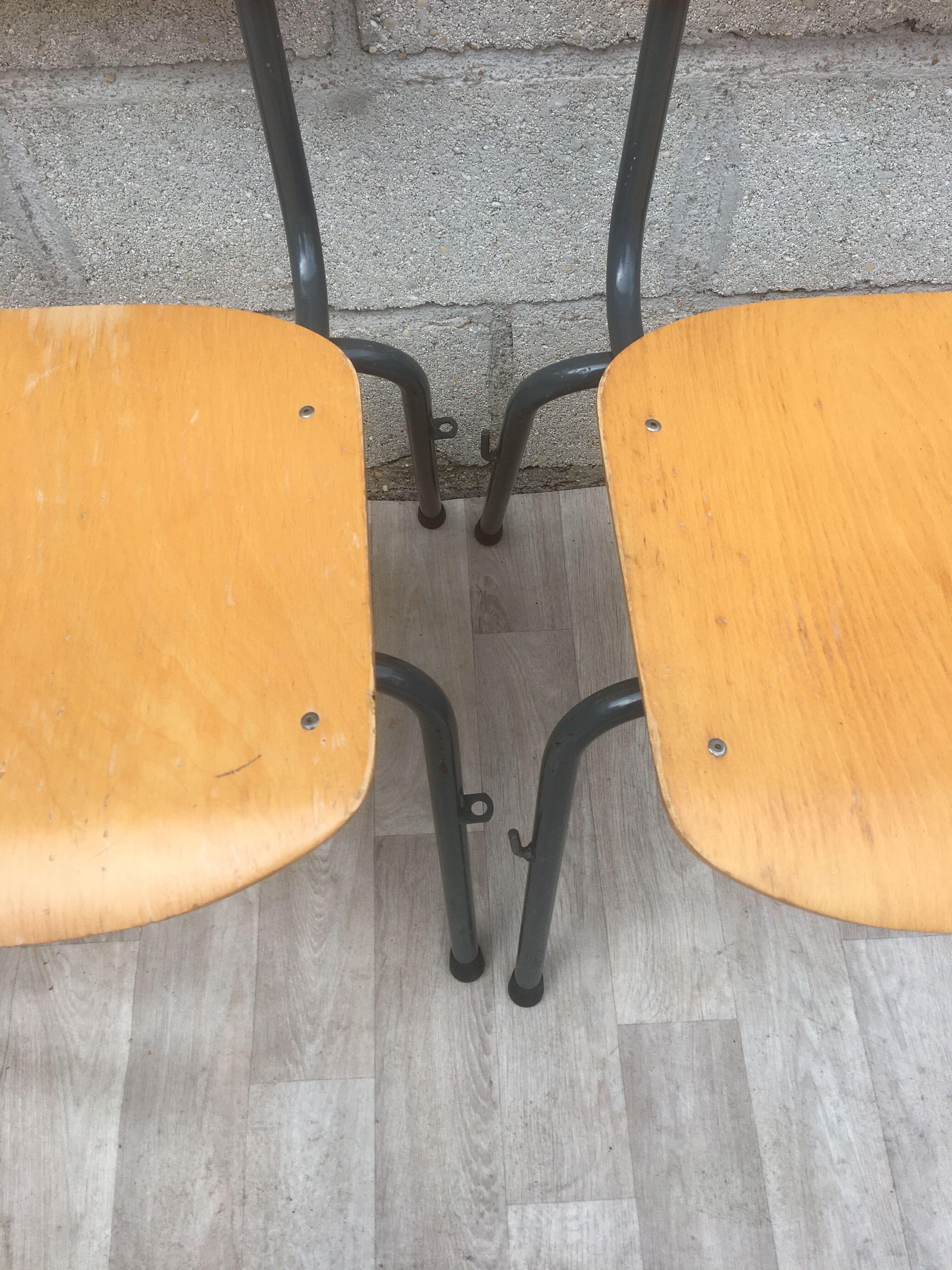 Set of 4 vintage Dutch chairs