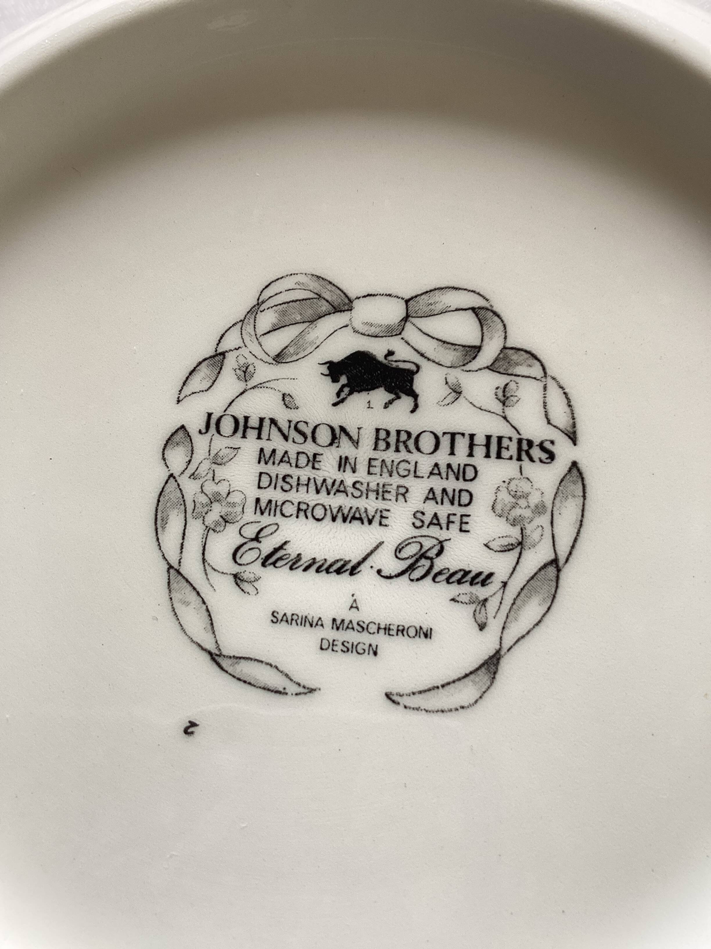 Johnson Brothers octagonal bowl dimensions: height - 7.5 cm -
