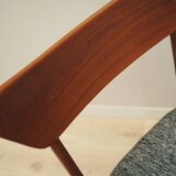 Set of four teak chairs, Danish design, 1970s, production: Denmark