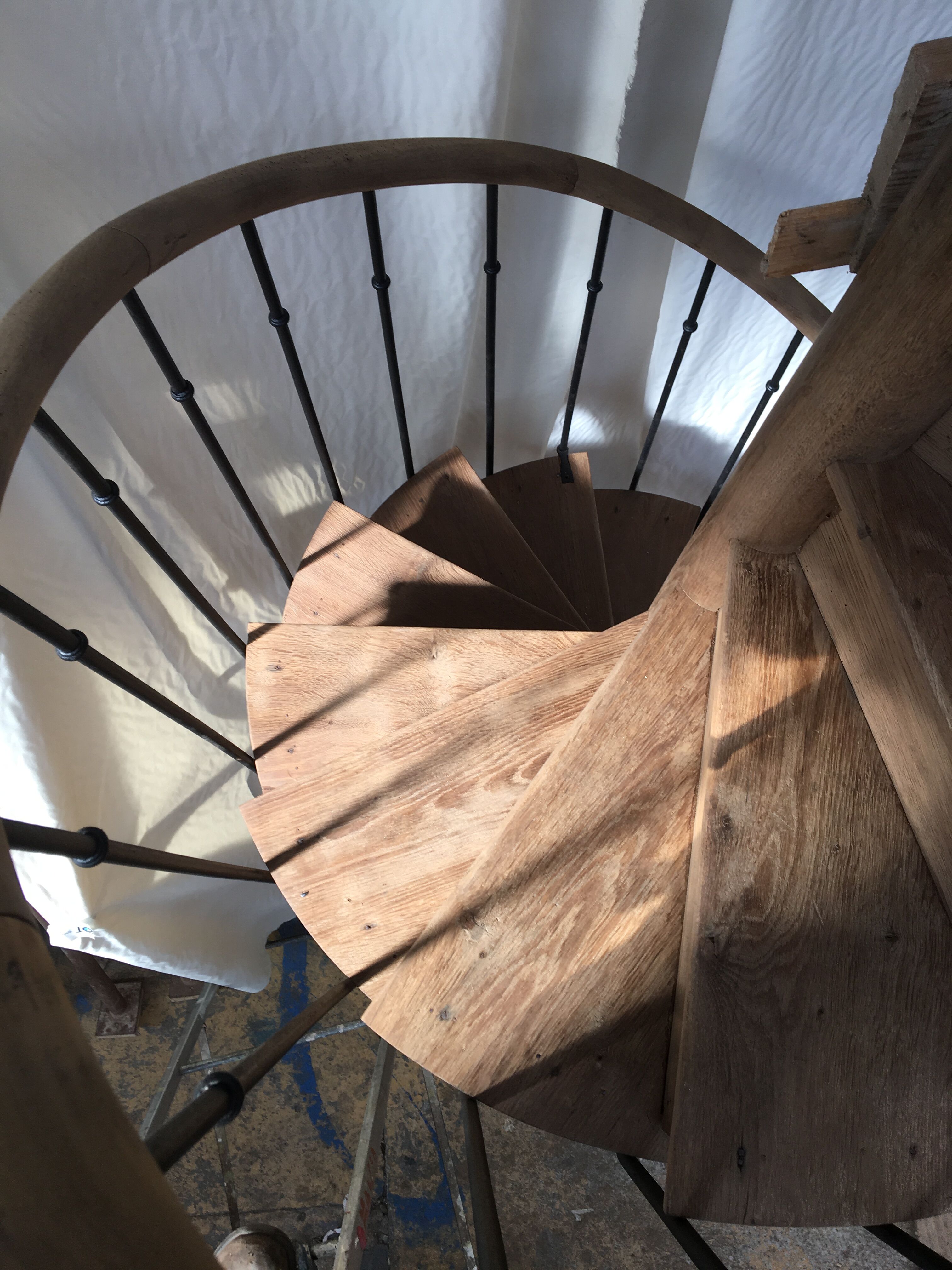 Ancient spiral staircase 1900