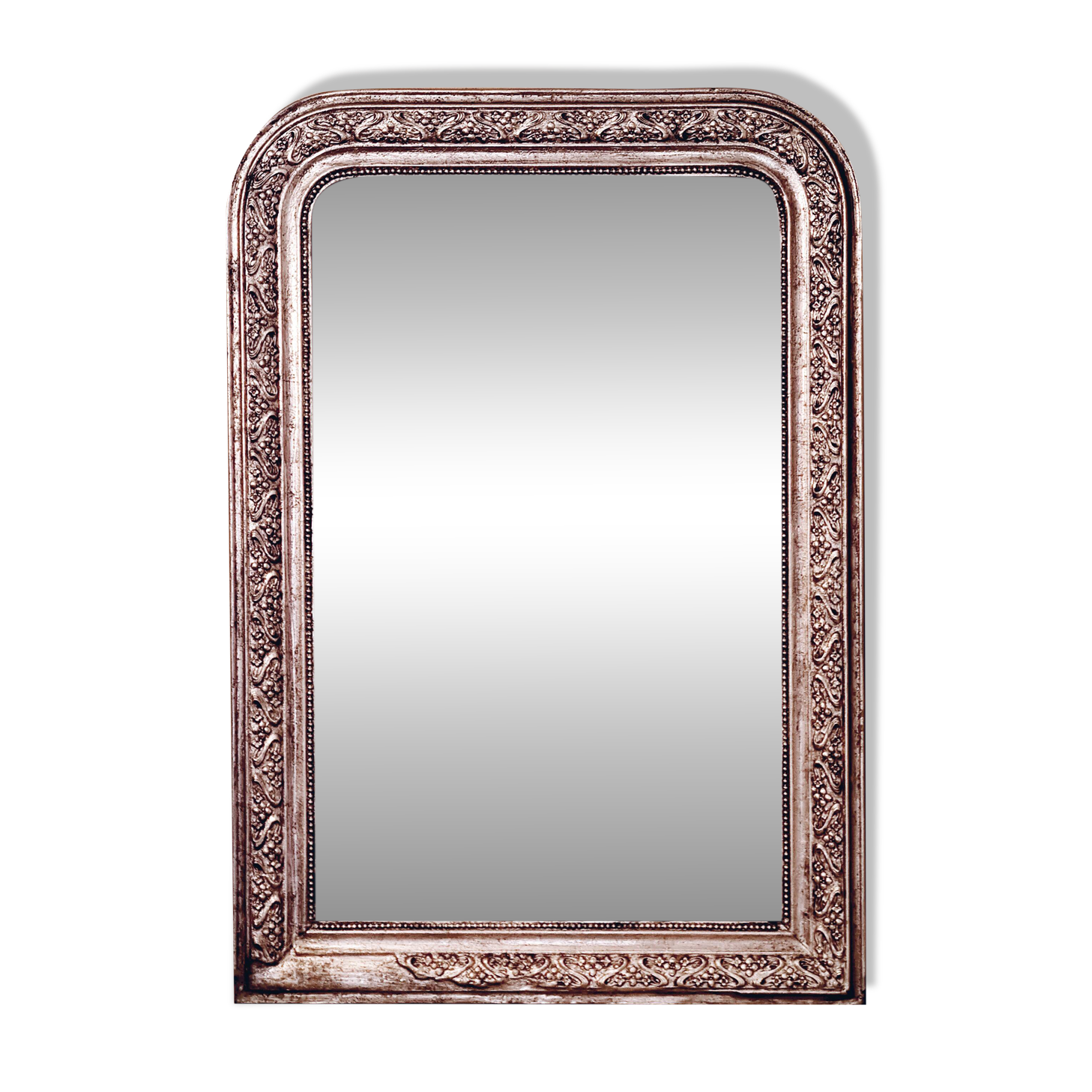 Antique Louis-Philippe mirror "Sidonie" – Art Nouveau decor