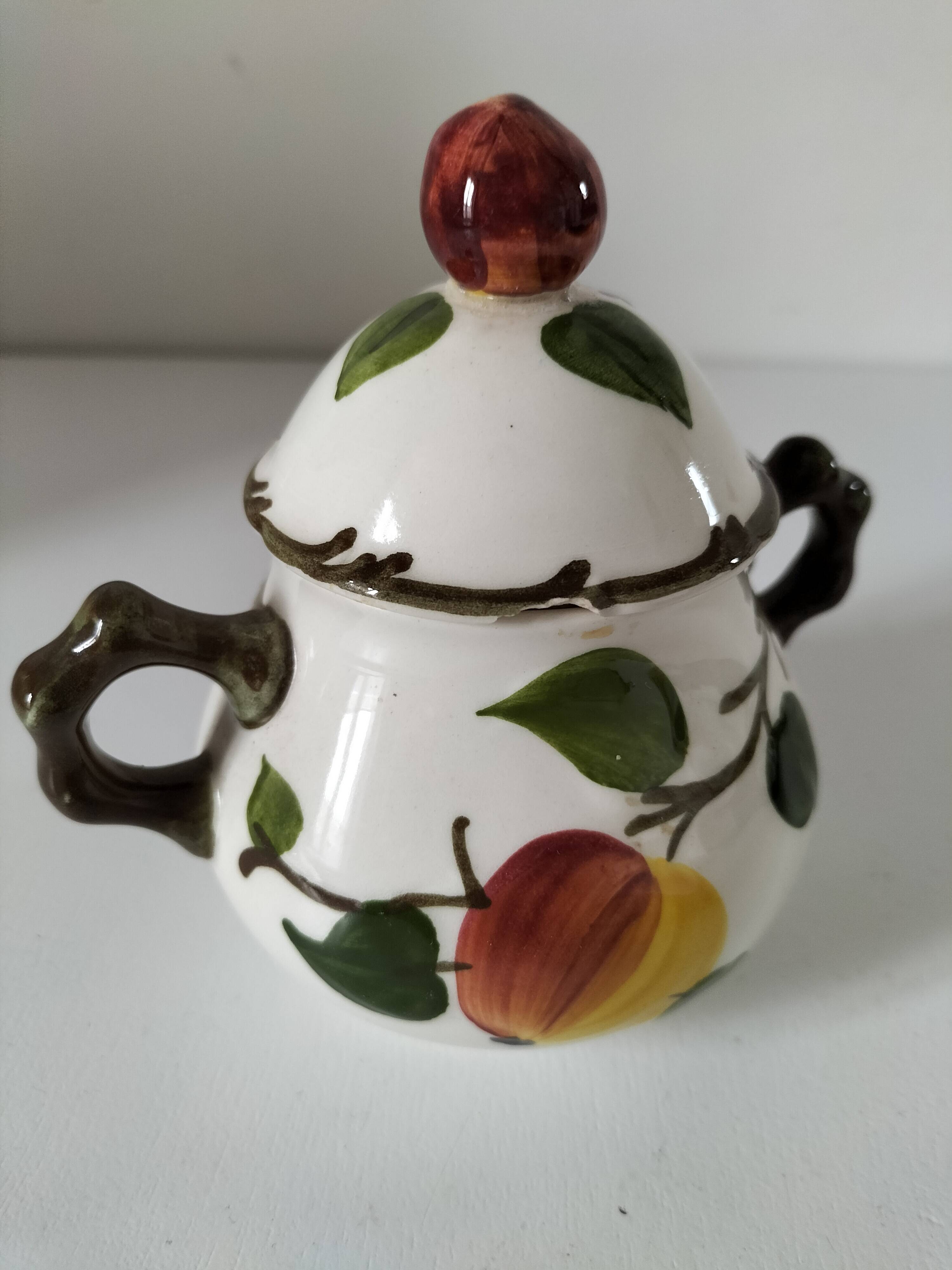 Vintage sugar bowl from the Villeroy & Boch "Ma Pomme" collection