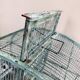 Water green patinated metal cage