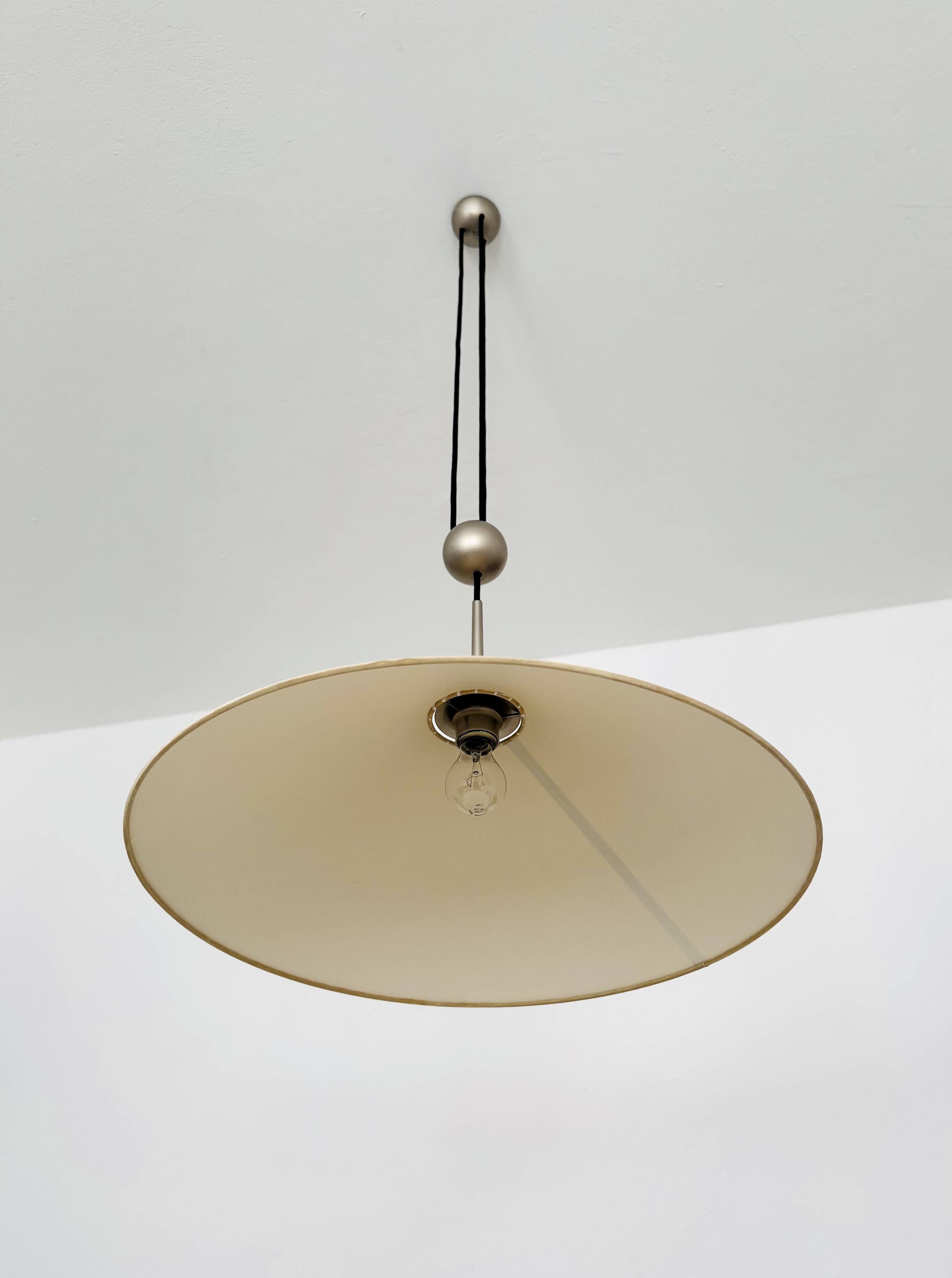 Large Adjustable Pendant Lamp with Counterweight by Florian Schulz