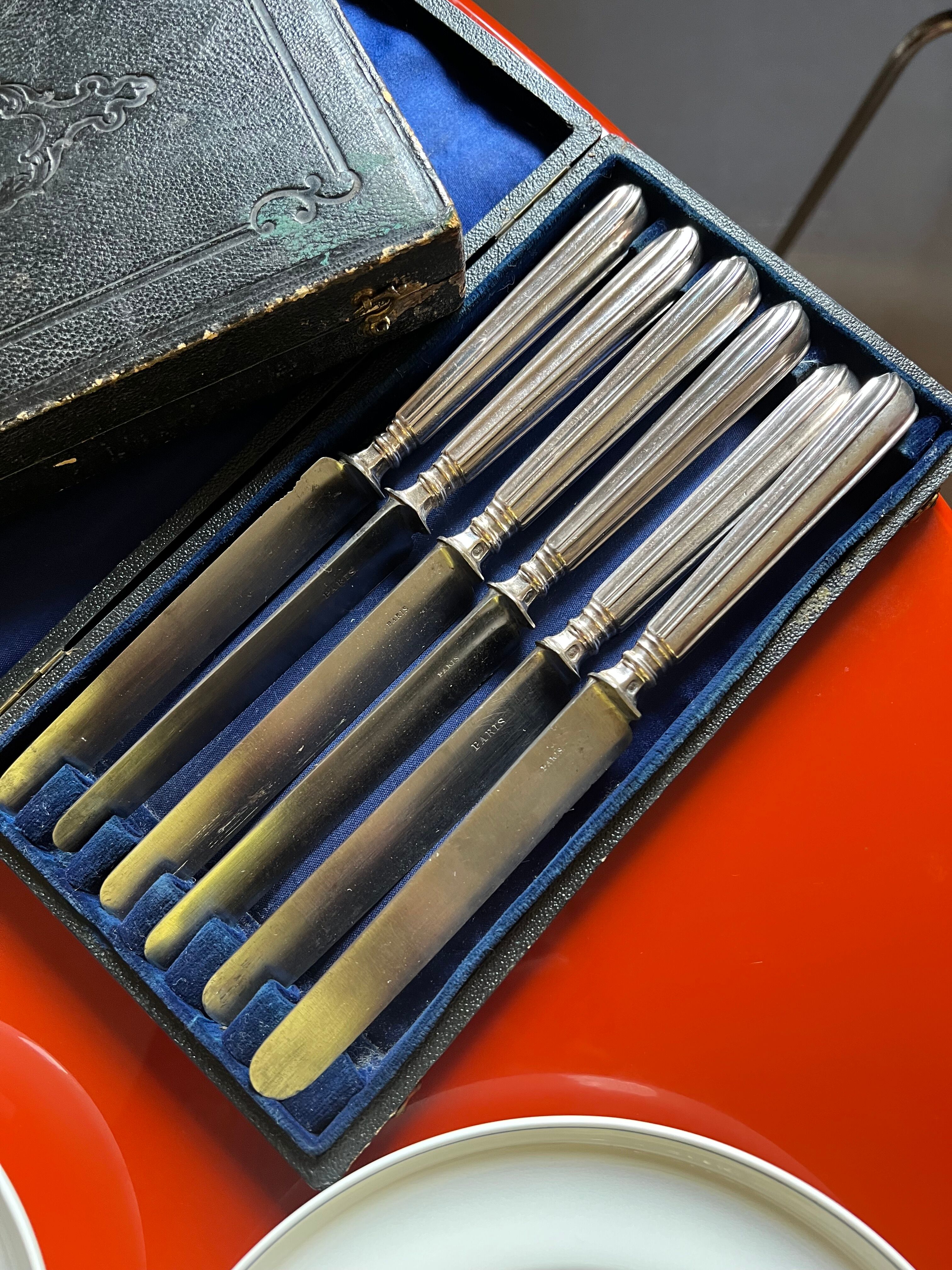 12 dessert knives from the Napoleon III era